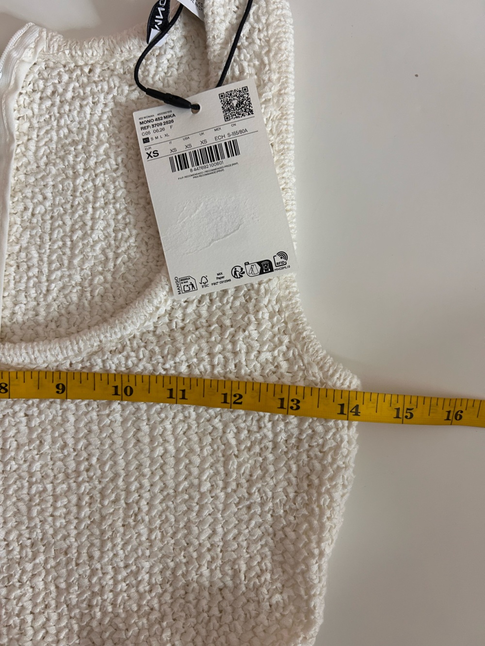 NWT (size XS) COMBINED KNIT JUMPSUIT WITH BELT - Picture 8 of 9